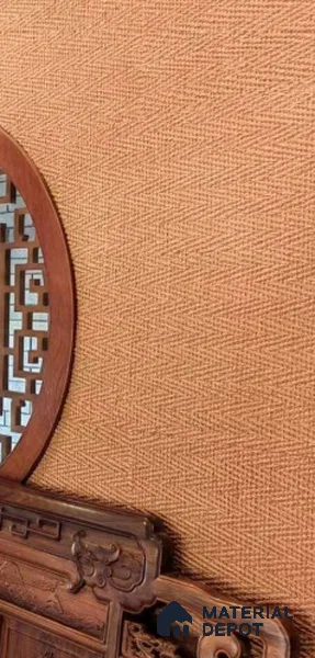WL 00226 Rope Weave Clay Texture Finish 1190 x 590 mm Soft Stone Wall Cladding - 3 mm | Suitable for Living Room, Elevation & Outdoor Walls