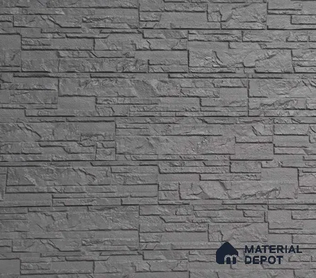 WL 00233 Castle Rock Clay Texture Finish 1190 x 600 mm Soft Stone Wall Cladding - 3 mm | Suitable for Living Room, Elevation & Outdoor Walls