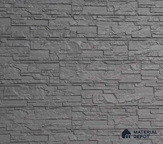 WL 00233 Castle Rock Clay Texture Finish 1190 x 600 mm Soft Stone Wall Cladding - 3 mm | Suitable for Living Room, Elevation & Outdoor Walls