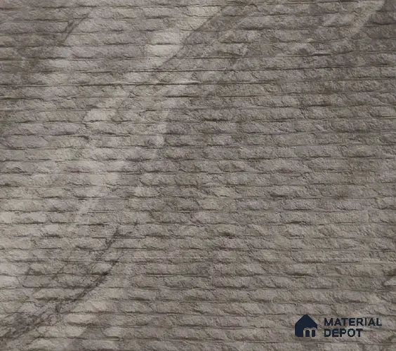 WL 00236 Chisled Stone Clay Texture Finish 1200 x 600 mm Soft Stone Wall Cladding - 3 mm | Suitable for Living Room, Elevation & Outdoor Walls