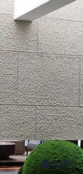 WL 00236 Chisled Stone Clay Texture Finish 1200 x 600 mm Soft Stone Wall Cladding - 3 mm | Suitable for Living Room, Elevation & Outdoor Walls