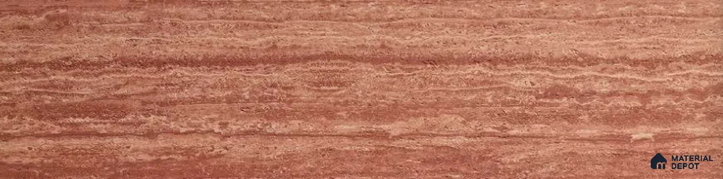 WL 00217 Travertine Clay Texture Finish 1200 x 600 mm Soft Stone Wall Cladding - 3 mm | Suitable for Living Room, Elevation & Outdoor Walls (Sample)