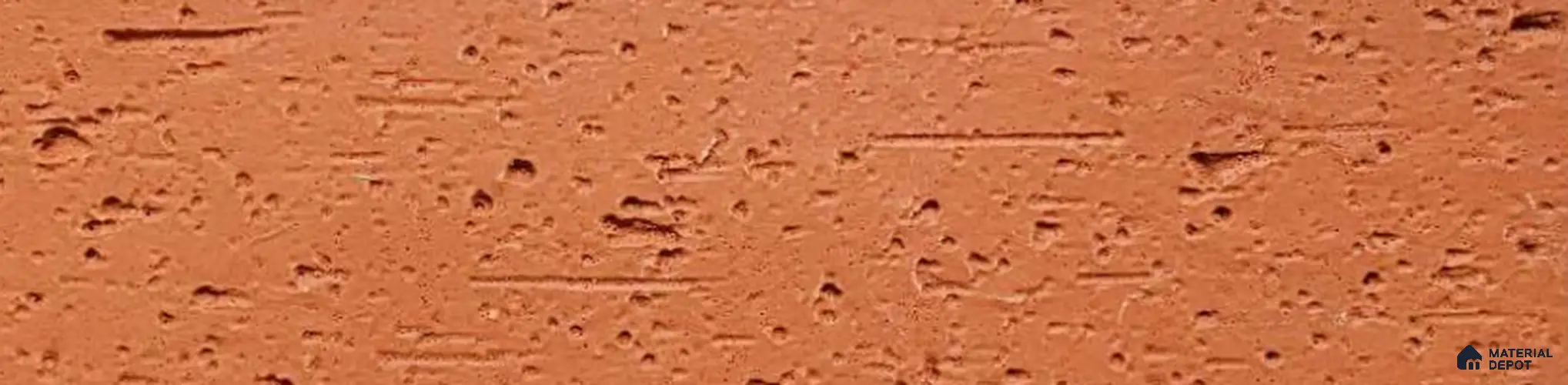 WL 00198 Classic Brick Clay Texture Finish 240 x 60 mm Soft Stone Wall Cladding - 3 mm | Suitable for Living Room, Elevation & Outdoor Walls