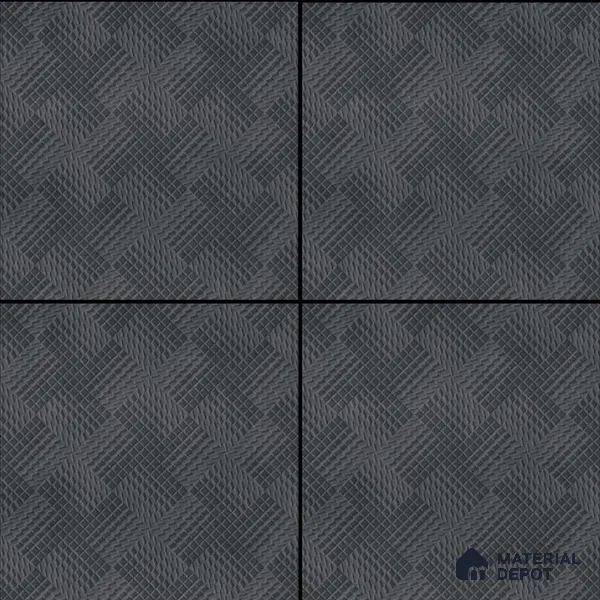 TL 03511 Vibrant Grey 400x400 mm Matte Finish Anti Skid Floor Tile - 12 mm | Pattern Alignment May Vary | 2-3 mm Spacer is Mandatory