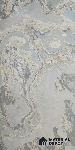 WL 00275 Natural Lucentier Translucent Design 8 ft x 4 ft Stone Veneer - 2 mm | Suitable for Facade, Wardrobe & Bedroom