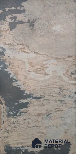 WL 00240 B Natural Stonier Opaque Design 8 ft x 4 ft Stone Veneer - 4 mm | Suitable for Facade, Wardrobe & Bedroom