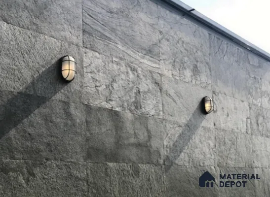 WL 00262 Natural Stonier Opaque Design 8 ft x 4 ft Stone Veneer - 2 mm | Suitable for Facade, Wardrobe & Bedroom