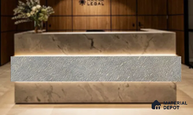 WL 00294 Natural Lucentier Translucent Design 8 ft x 4 ft Stone Veneer - 2 mm | Suitable for Facade, Wardrobe & Bedroom