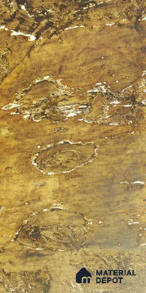 WL 00296 B Natural Lucentier Translucent Design 8 ft x 4 ft Stone Veneer - 4 mm | Suitable for Facade, Wardrobe & Bedroom