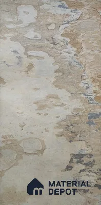 WL 00265 B Natural Stonier Opaque Design 8 ft x 4 ft Stone Veneer - 4 mm | Suitable for Facade, Wardrobe & Bedroom