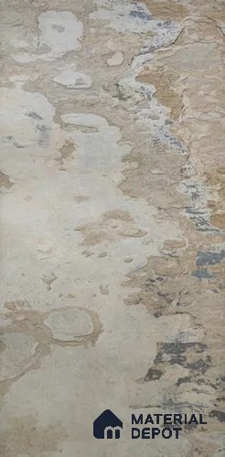 WL 00265 B Natural Stonier Opaque Design 8 ft x 4 ft Stone Veneer - 4 mm | Suitable for Facade, Wardrobe & Bedroom