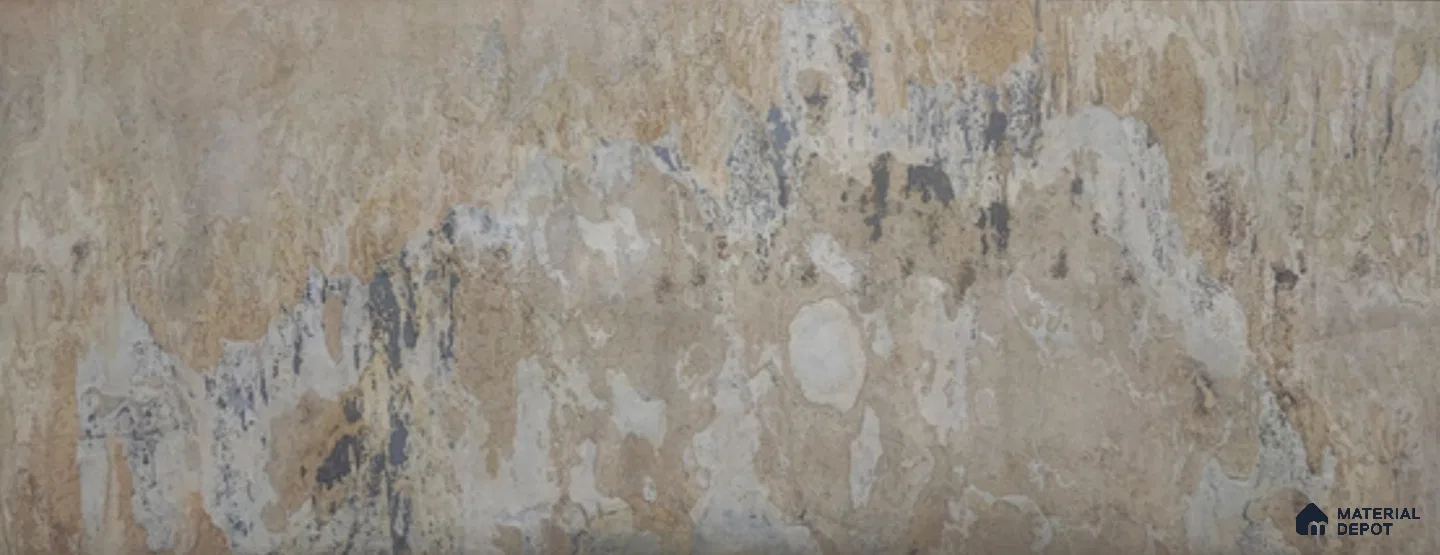 WL 00355 Massive Opaque Design 10 ft x 4 ft Stone Veneer - 2 mm | Suitable for Facade, Wardrobe & Bedroom