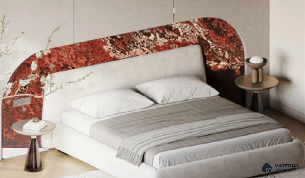 WL 00297 Natural Lucentier Translucent Design 8 ft x 4 ft Stone Veneer - 2 mm | Suitable for Facade, Wardrobe & Bedroom