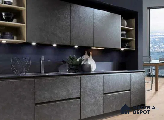 WL 00270 Natural Stonier Opaque Design 8 ft x 4 ft Stone Veneer - 2 mm | Suitable for Facade, Wardrobe & Bedroom