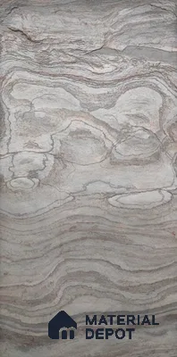 WL 00244 B Natural Stonier Opaque Design 8 ft x 4 ft Stone Veneer - 4 mm | Suitable for Facade, Wardrobe & Bedroom