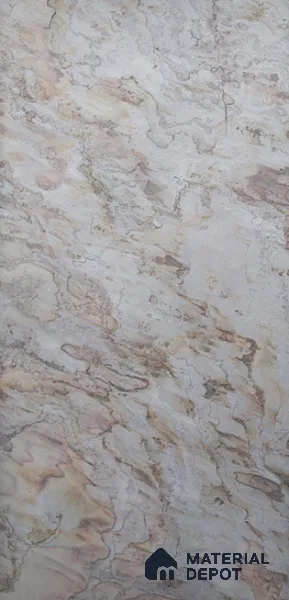 WL 00246 B Natural Stonier Opaque Design 8 ft x 4 ft Stone Veneer - 4 mm | Suitable for Facade, Wardrobe & Bedroom