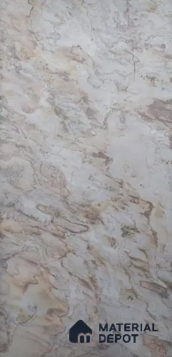 WL 00246 Natural Stonier Opaque Design 8 ft x 4 ft Stone Veneer - 2 mm | Suitable for Facade, Wardrobe & Bedroom