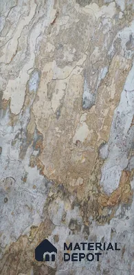 WL 00247 B Natural Stonier Opaque Design 8 ft x 4 ft Stone Veneer - 4 mm | Suitable for Facade, Wardrobe & Bedroom