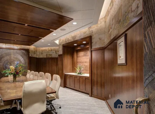 WL 00248 Natural Stonier Opaque Design 8 ft x 4 ft Stone Veneer - 2 mm | Suitable for Facade, Wardrobe & Bedroom
