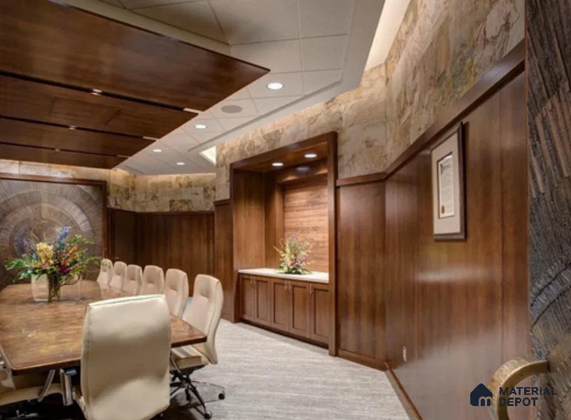 WL 00248 Natural Stonier Opaque Design 8 ft x 4 ft Stone Veneer - 2 mm | Suitable for Facade, Wardrobe & Bedroom