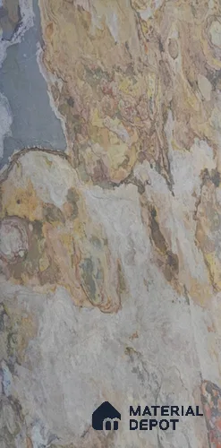 WL 00283 Natural Lucentier Translucent Design 8 ft x 4 ft Stone Veneer - 2 mm | Suitable for Facade, Wardrobe & Bedroom