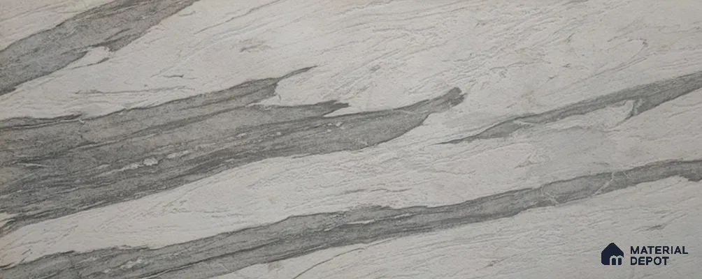 WL 00358 B Massive Opaque Design 10 ft x 4 ft Stone Veneer - 4 mm | Suitable for Facade, Wardrobe & Bedroom