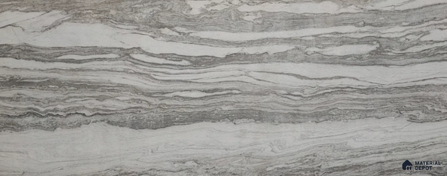 WL 00360 B Massive Opaque Design 10 ft x 4 ft Stone Veneer - 4 mm | Suitable for Facade, Wardrobe & Bedroom
