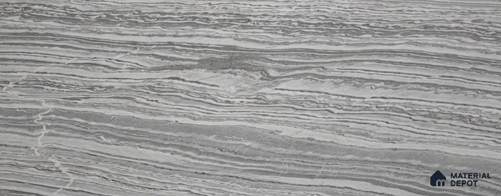 WL 00361 B Massive Opaque Design 10 ft x 4 ft Stone Veneer - 4 mm | Suitable for Facade, Wardrobe & Bedroom