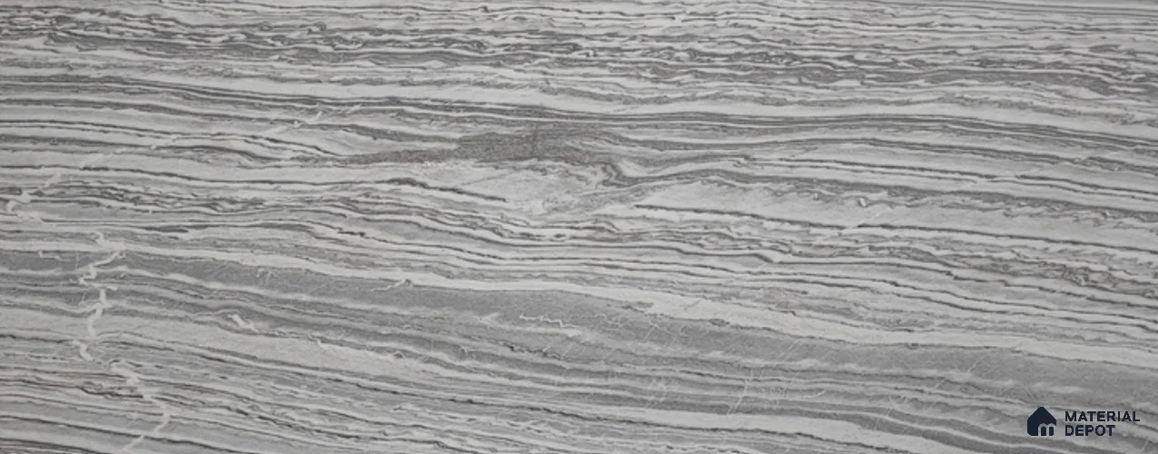WL 00361 Massive Opaque Design 10 ft x 4 ft Stone Veneer - 2 mm | Suitable for Facade, Wardrobe & Bedroom