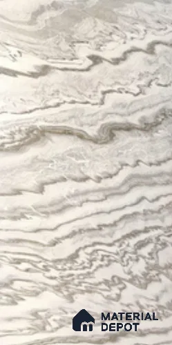 WL 00337 Grainy Lucentier Translucent Design 8 ft x 4 ft Stone Veneer - 2 mm | Suitable for Facade, Wardrobe & Bedroom