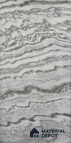 WL 00318 B Grainy Stonier Opaque Design 8 ft x 4 ft Stone Veneer - 4 mm | Suitable for Facade, Wardrobe & Bedroom