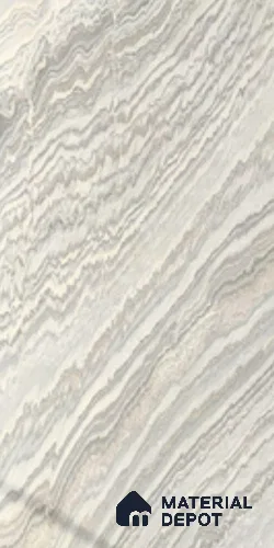 WL 00338 B Grainy Lucentier Translucent Design 8 ft x 4 ft Stone Veneer - 4 mm | Suitable for Facade, Wardrobe & Bedroom