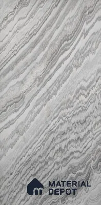 WL 00320 Grainy Stonier Opaque Design 8 ft x 4 ft Stone Veneer - 2 mm | Suitable for Facade, Wardrobe & Bedroom