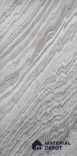 WL 00320 Grainy Stonier Opaque Design 8 ft x 4 ft Stone Veneer - 2 mm | Suitable for Facade, Wardrobe & Bedroom