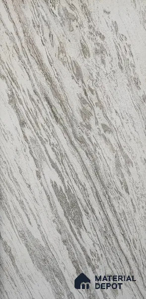 WL 00323 B Grainy Stonier Opaque Design 8 ft x 4 ft Stone Veneer - 4 mm | Suitable for Facade, Wardrobe & Bedroom