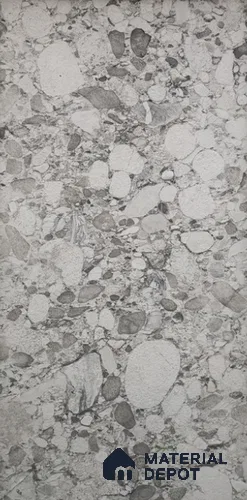 WL 00328 B Grainy Stonier Opaque Design 8 ft x 4 ft Stone Veneer - 4 mm | Suitable for Facade, Wardrobe & Bedroom