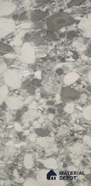 WL 00329 B Grainy Stonier Opaque Design 8 ft x 4 ft Stone Veneer - 4 mm | Suitable for Facade, Wardrobe & Bedroom