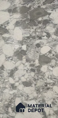 WL 00329 Grainy Stonier Opaque Design 8 ft x 4 ft Stone Veneer - 2 mm | Suitable for Facade, Wardrobe & Bedroom
