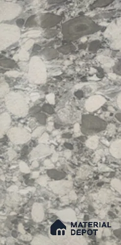 WL 00329 Grainy Stonier Opaque Design 8 ft x 4 ft Stone Veneer - 2 mm | Suitable for Facade, Wardrobe & Bedroom