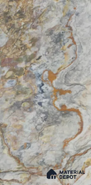 WL 00285 B Natural Lucentier Translucent Design 8 ft x 4 ft Stone Veneer - 4 mm | Suitable for Facade, Wardrobe & Bedroom
