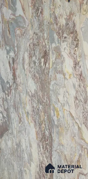 WL 00286 B Natural Lucentier Translucent Design 8 ft x 4 ft Stone Veneer - 4 mm | Suitable for Facade, Wardrobe & Bedroom
