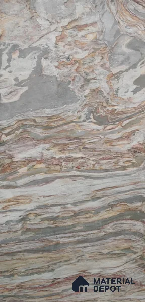 WL 00251 B Natural Stonier Opaque Design 8 ft x 4 ft Stone Veneer - 4 mm | Suitable for Facade, Wardrobe & Bedroom