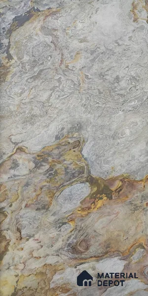WL 00252 B Natural Stonier Opaque Design 8 ft x 4 ft Stone Veneer - 4 mm | Suitable for Facade, Wardrobe & Bedroom
