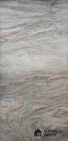 WL 00253 B Natural Stonier Opaque Design 8 ft x 4 ft Stone Veneer - 4 mm | Suitable for Facade, Wardrobe & Bedroom