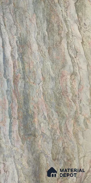 WL 00288 B Natural Lucentier Translucent Design 8 ft x 4 ft Stone Veneer - 4 mm | Suitable for Facade, Wardrobe & Bedroom