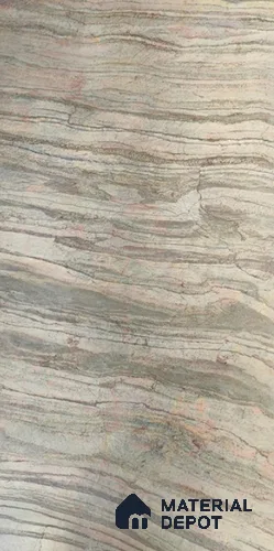 WL 00289 B Natural Lucentier Translucent Design 8 ft x 4 ft Stone Veneer - 4 mm | Suitable for Facade, Wardrobe & Bedroom