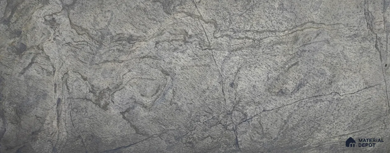 WL 00353 Massive Opaque Design 10 ft x 4 ft Stone Veneer - 2 mm | Suitable for Facade, Wardrobe & Bedroom