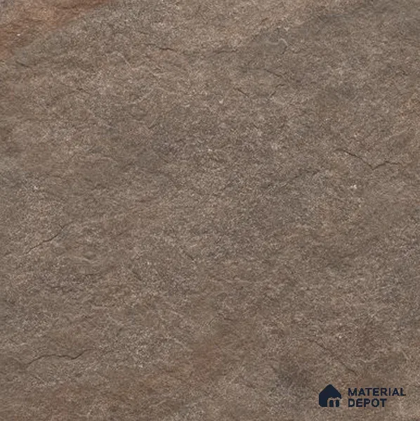 Stone Floor Tile TL 06023 AF Evoque Brown 2 ft x 2 ft Matte Finish Anti Skid Vitrified Tile - 12 mm | 4 Random Design | Suitable for Balcony, Terrace & Coutyard