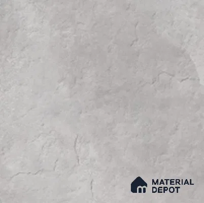 Cement Floor Tile TL 06023 E Spectra Grey 2 ft x 2 ft Vitrified Matte Slate Punch Finish - 12 mm | 6 Random Design | Ideal For Living Room, Bathroom, Restaurants (Sample)