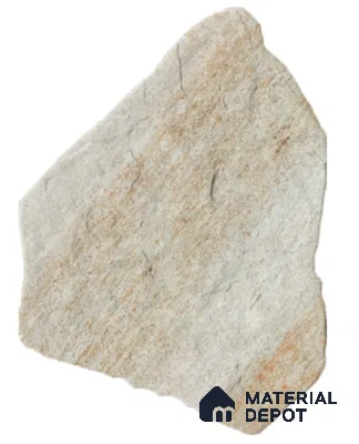 Stone Floor Tile TL 10542  Alphine Stone Anti Skid Tiles Matte Finish Vitrified Tile - 12 mm | Box Contains Mixed Sizes of (12 Pieces215x145 mm, 6 Pieces of 306x221 mm) | Suitable for Patio, Parking, Garden, HighTraffic Areas | Box Contains Coverage Area of 6.45 Sq. Ft.